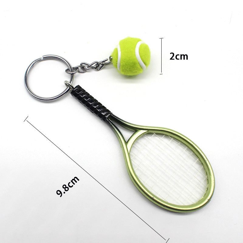 Creative Plastic Tennis Racket Key Ring - NOVA ARC MARKETPLACE