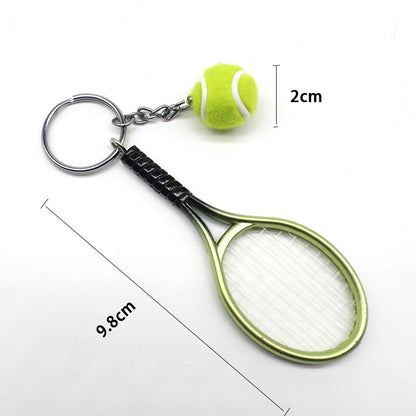 Creative Plastic Tennis Racket Key Ring - NOVA ARC MARKETPLACE