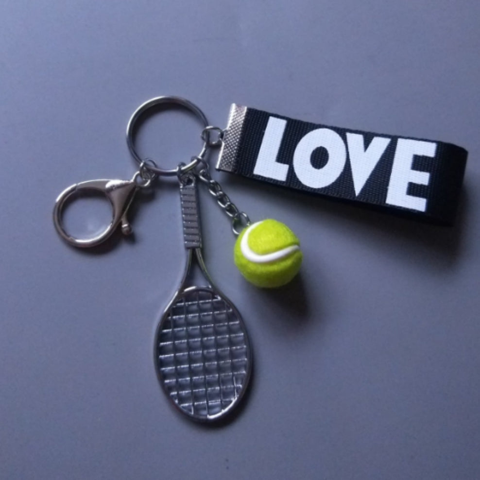 Creative Plastic Tennis Racket Key Ring - NOVA ARC MARKETPLACE