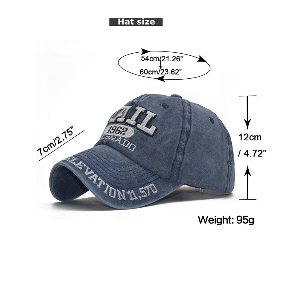 New Cotton Worn Looking Washed-out Men's Hat - NOVA ARC MARKETPLACE