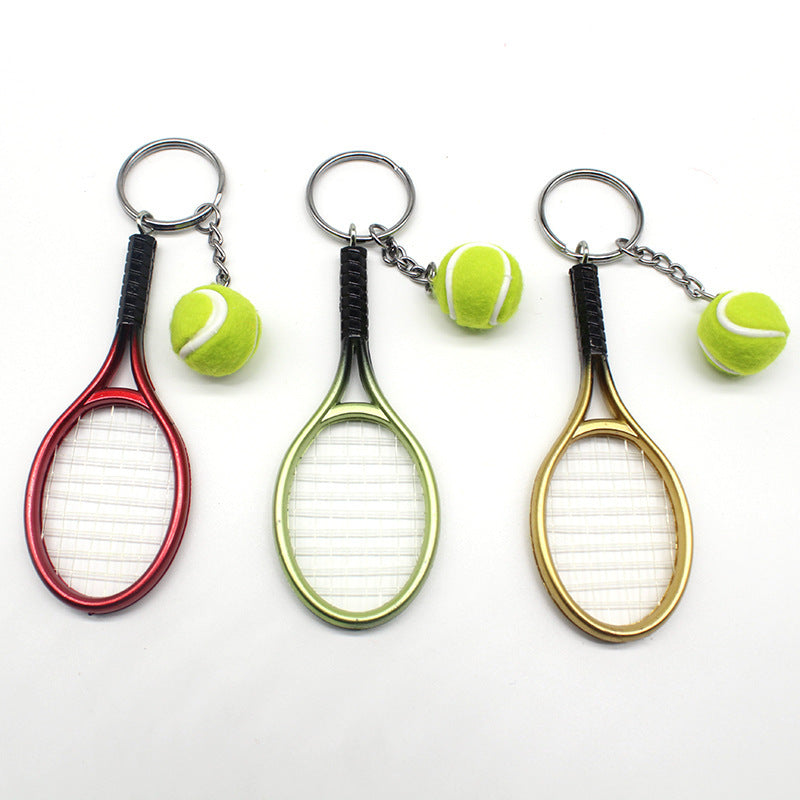 Creative Plastic Tennis Racket Key Ring - NOVA ARC MARKETPLACE