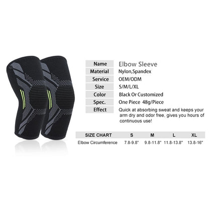 1 PCS Elbow Brace Compression Support Elbow Sleeve Pad  for Tendonitis Tennis Basketball Volleyball Elbow Protector Reduce Pain - NOVA ARC MARKETPLACE
