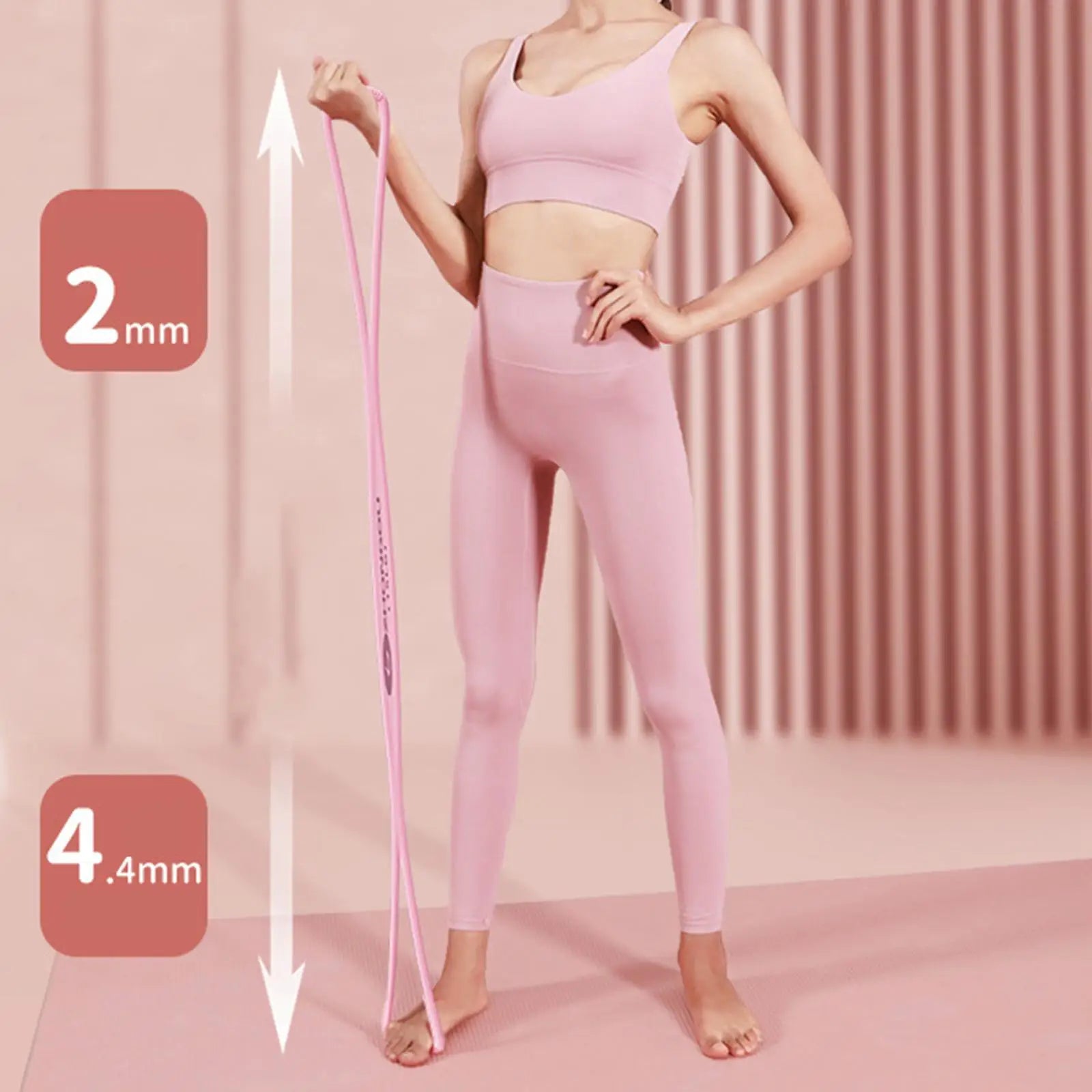 Yoga Gym Fitness 8 Shaped Resistance Band for Muscle Ligament Stretch Building Exercising Trainer Physical Stretching Exercises - NOVA ARC MARKETPLACE