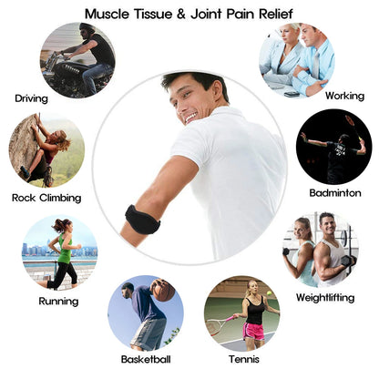 Aptoco Sports Safety Nylon Elastic Elbow Brace Sleeve Basketball Shooting Pads for Tennis Absorb Sweat  Lateral Pain Protection - NOVA ARC MARKETPLACE