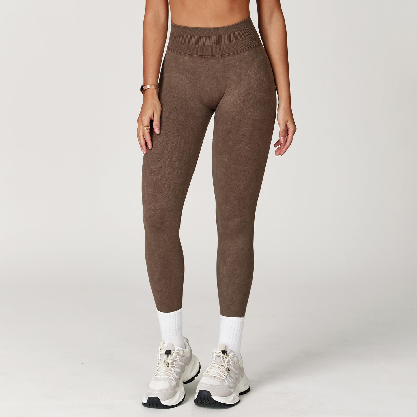 Seamless Stone Washed Yoga Pants High Waist Hip Lift Tight Trousers - NOVA ARC MARKETPLACE