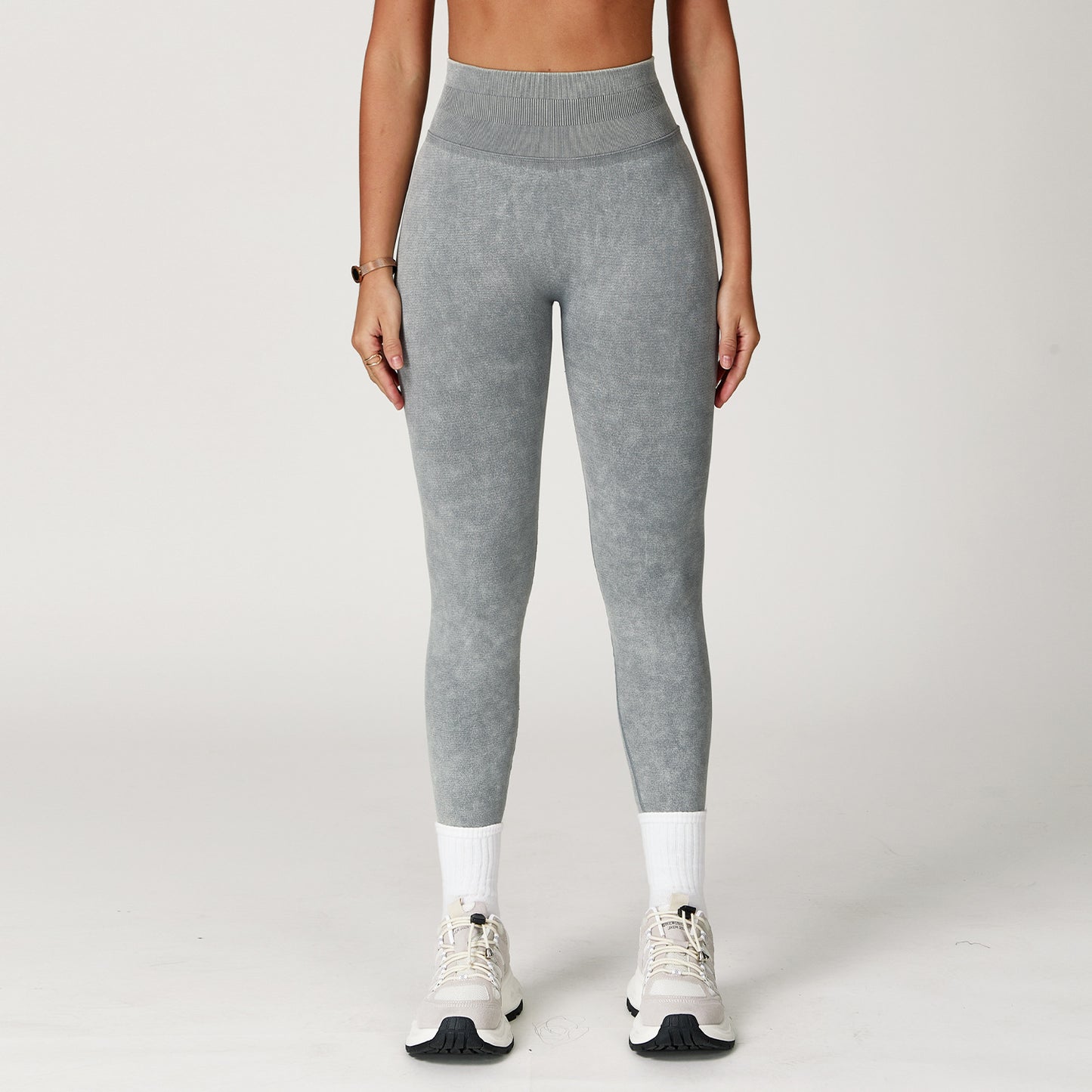 Seamless Stone Washed Yoga Pants High Waist Hip Lift Tight Trousers - NOVA ARC MARKETPLACE