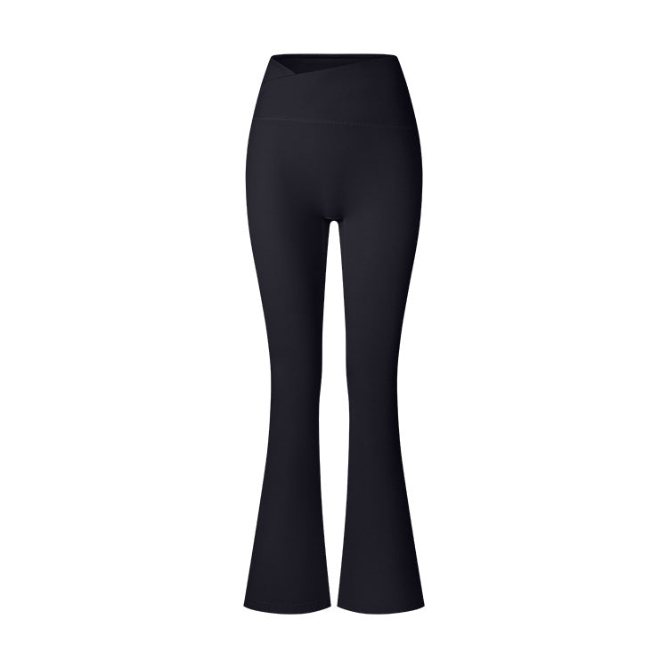 Women's Brushed Texture High Waist Cross Shaping Yoga Pants - NOVA ARC MARKETPLACE