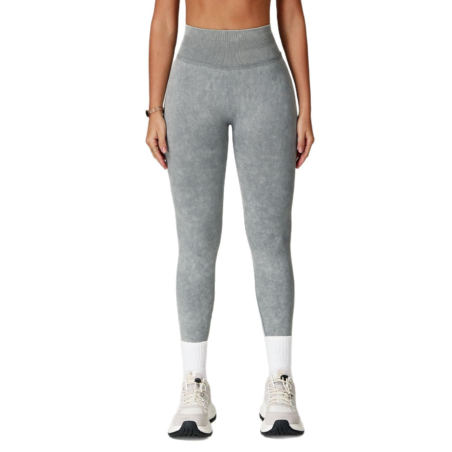 Seamless Stone Washed Yoga Pants High Waist Hip Lift Tight Trousers - NOVA ARC MARKETPLACE